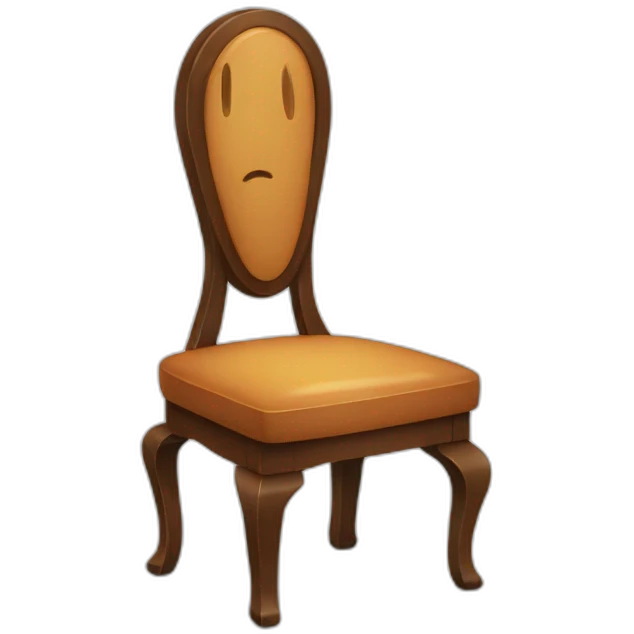 Chair crying emoji