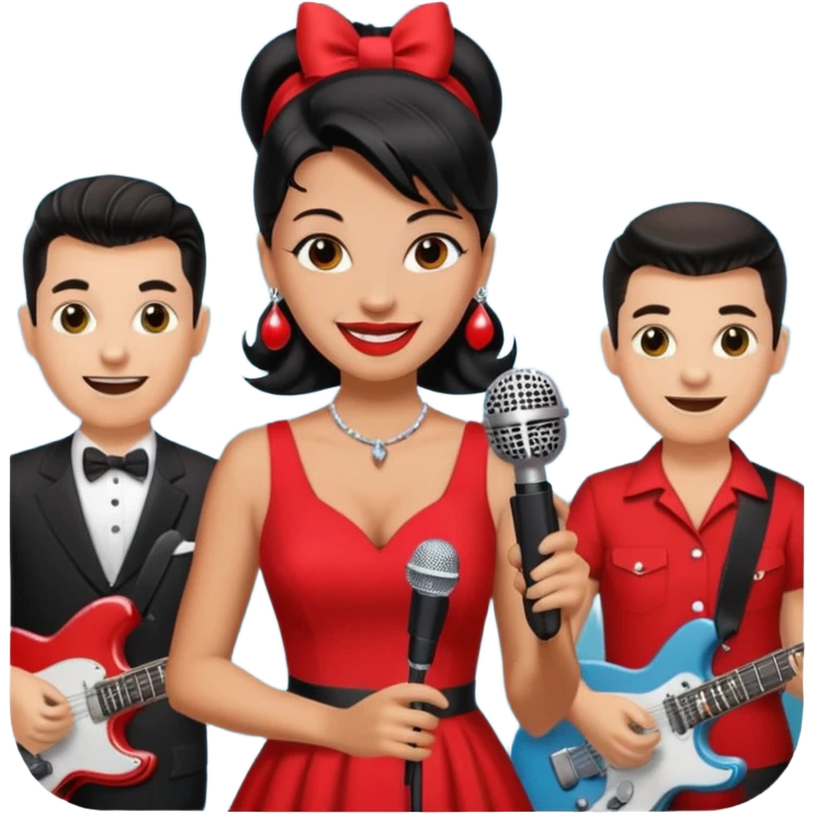 I'd like her to be more happy and with a rockabilly band! emoji