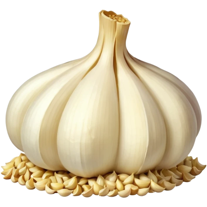 pressed garlic emoji