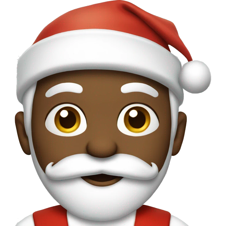 santa claus dressed in white  emoji