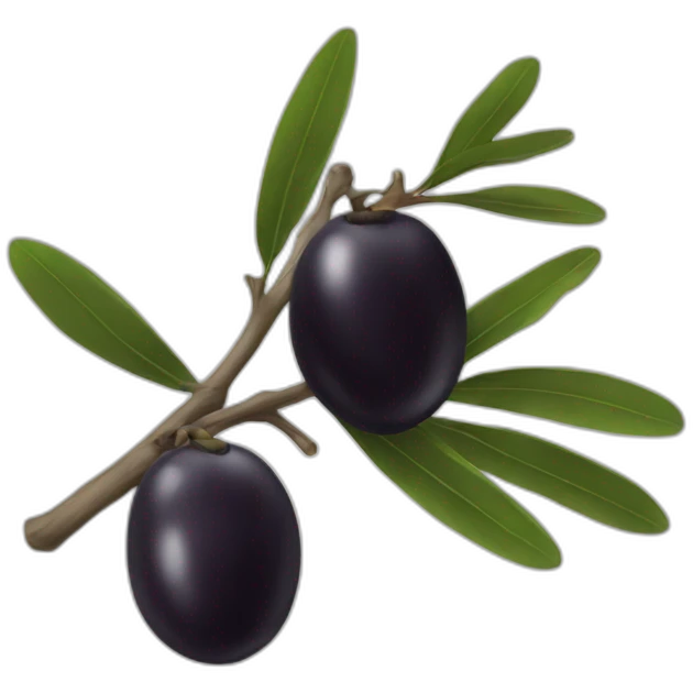 black olive emoji