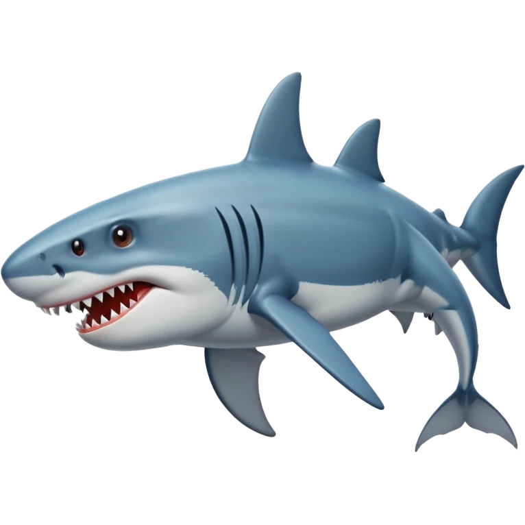 shark with tyrannosaurus rex body emoji