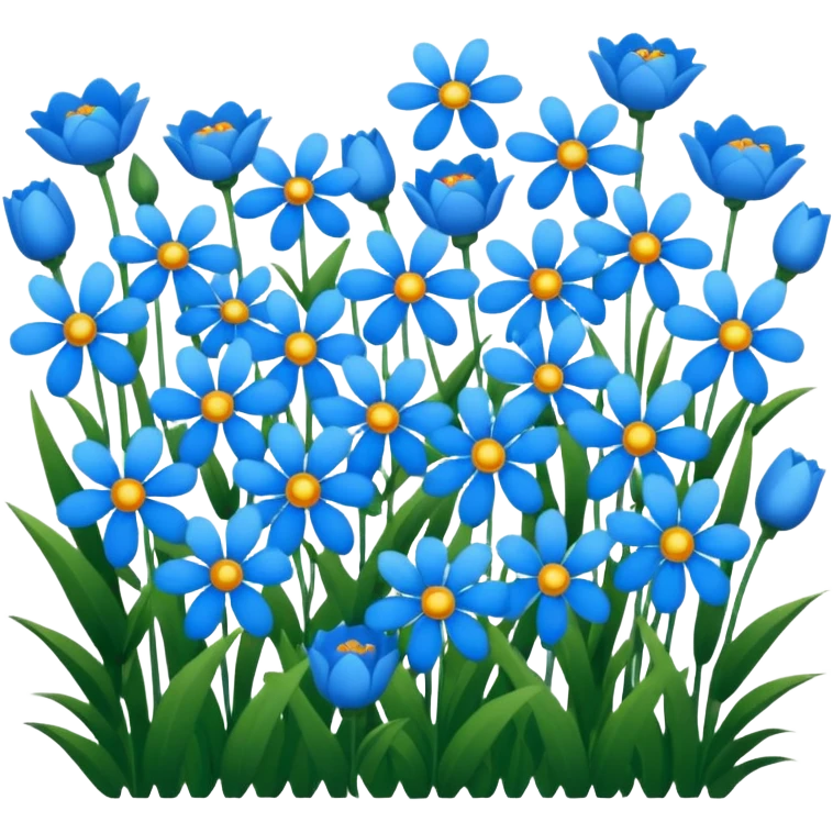 Verificación de color azul  emoji