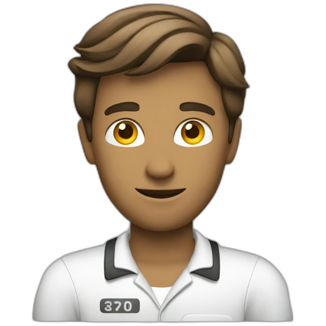 Driver word written emoji