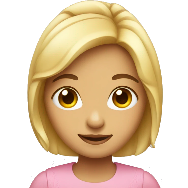 Cute lady  emoji