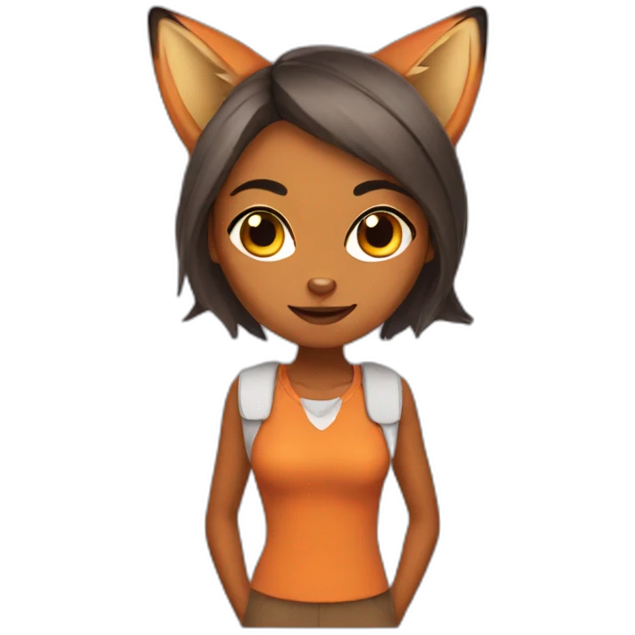 fox girl emoji