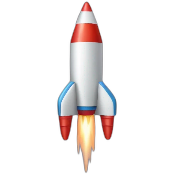 Rocket pop emoji
