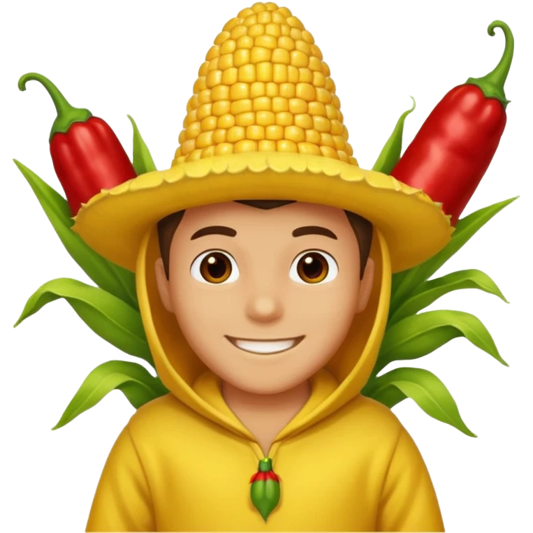 Spicy corn Boy  emoji