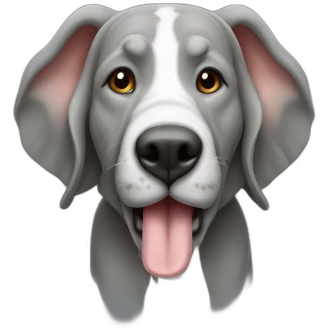 Chien nez d éléphant  emoji