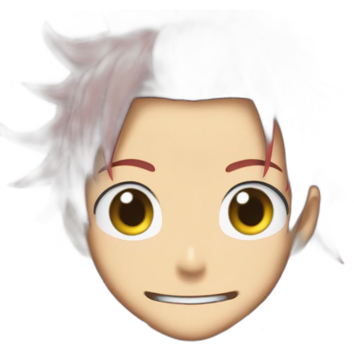 Yamato from one piece winking emoji