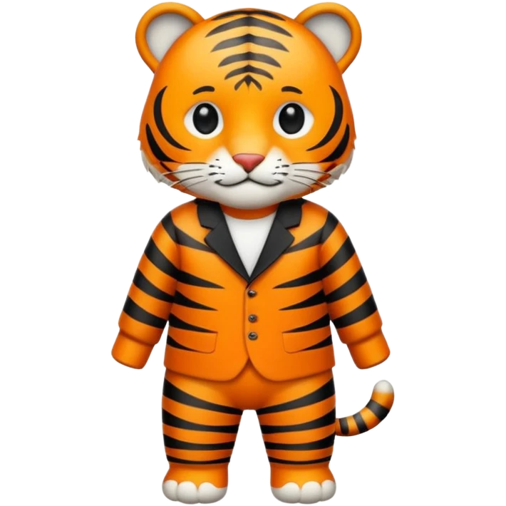 Tiger Patterned Clothes emoji