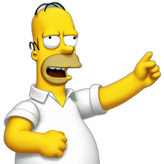 Homer simpson emoji