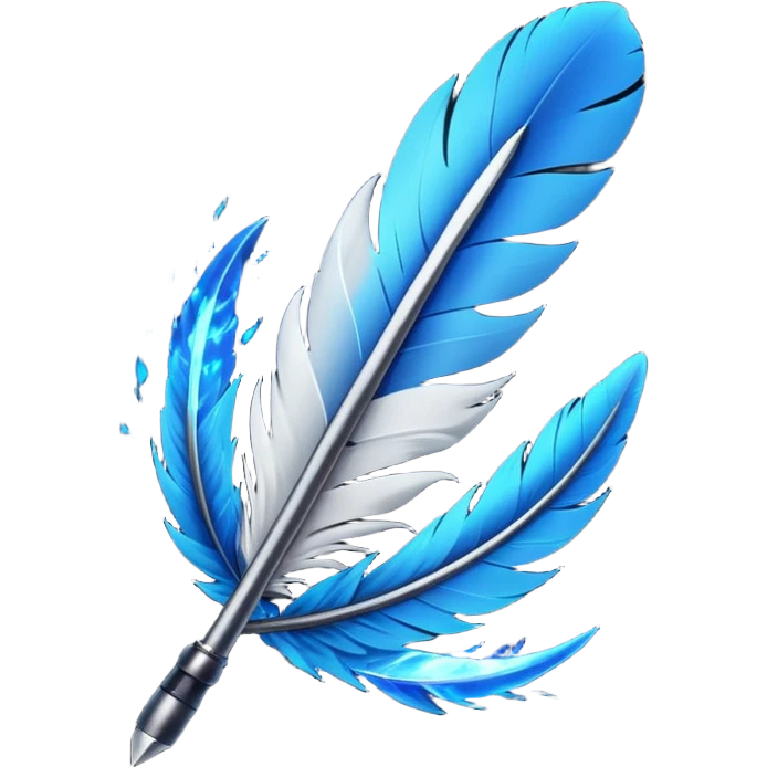 A quill with an ai-spark emoji