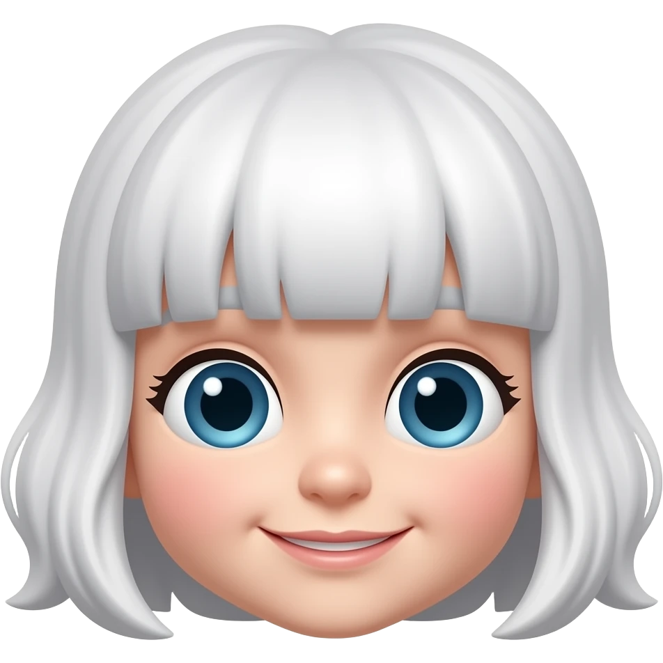 White cute emojis emoji