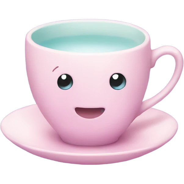 Pastel tea cup emoji
