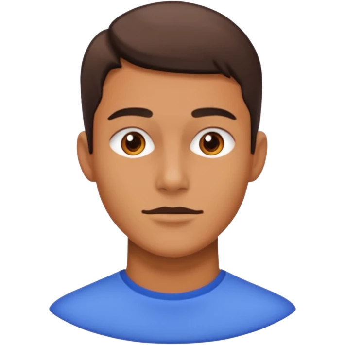 A person who has the sharpest jawline emoji