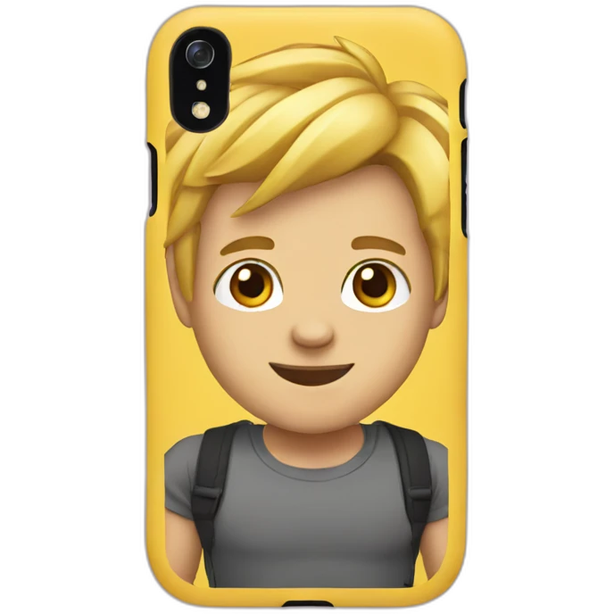 Smartphone case emoji