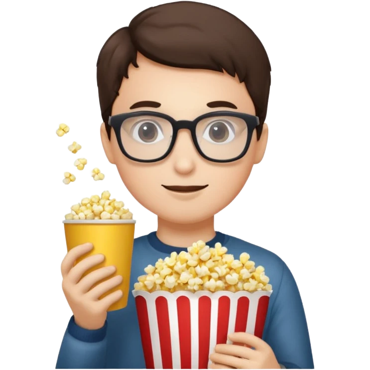 person watching a movie emoji