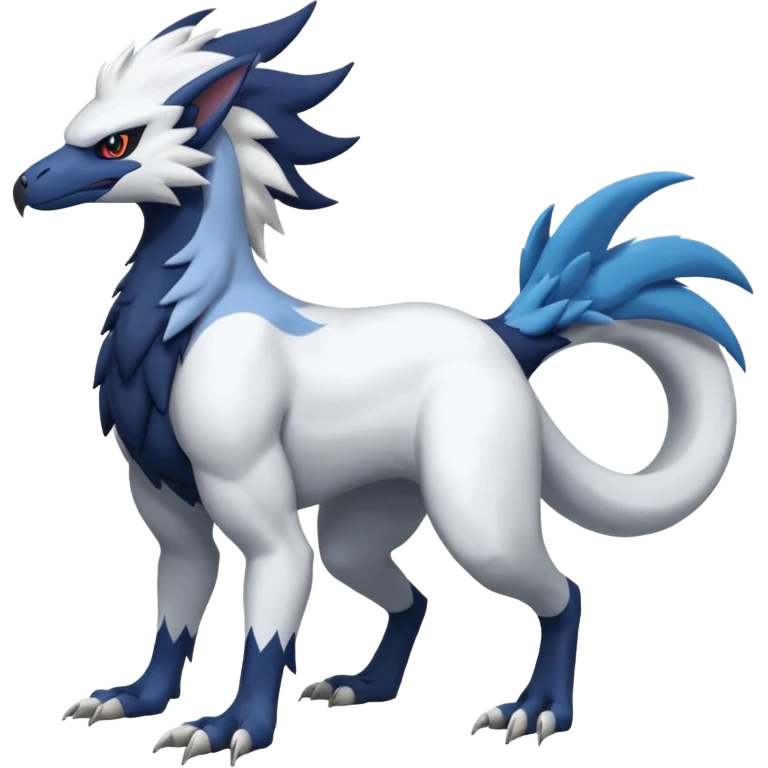 Nargacuga-Absol-Sergal-Silvally-Latios-fusion, full body  emoji