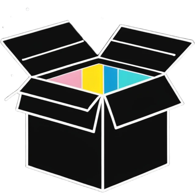 open box with sparkles inside emoji