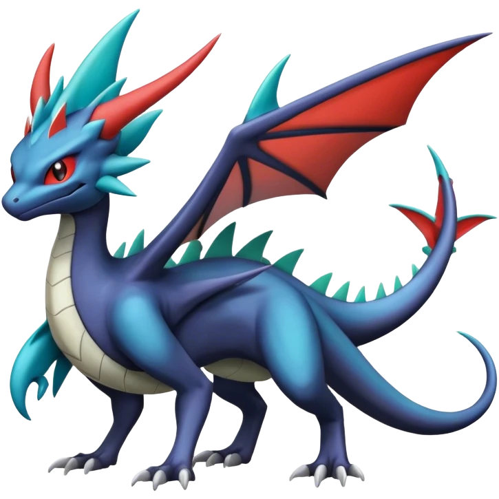 Noivern-Salamence-Nargacuga-hybrid full body emoji