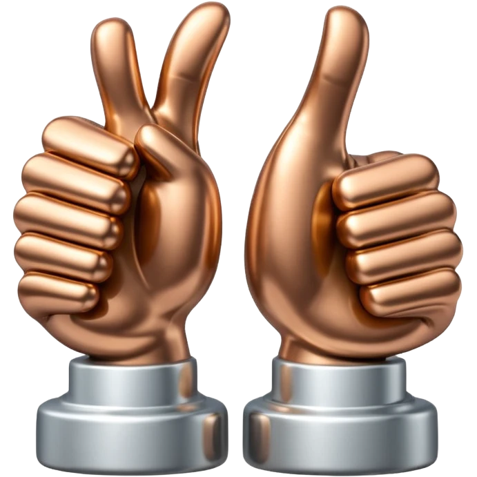 👍 and 👎 combined together emoji