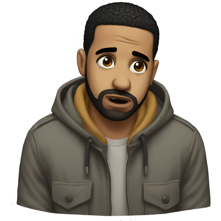 Drake crying emoji