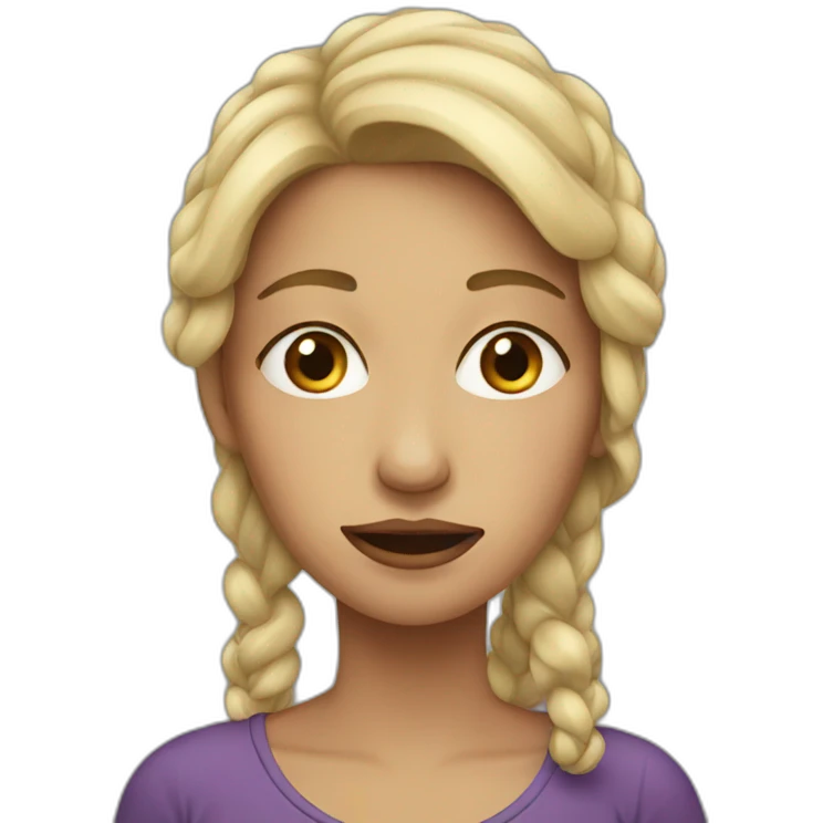 woman tears emoji