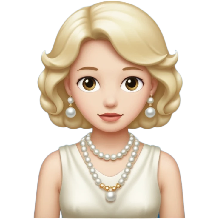 Clutching pearls  emoji