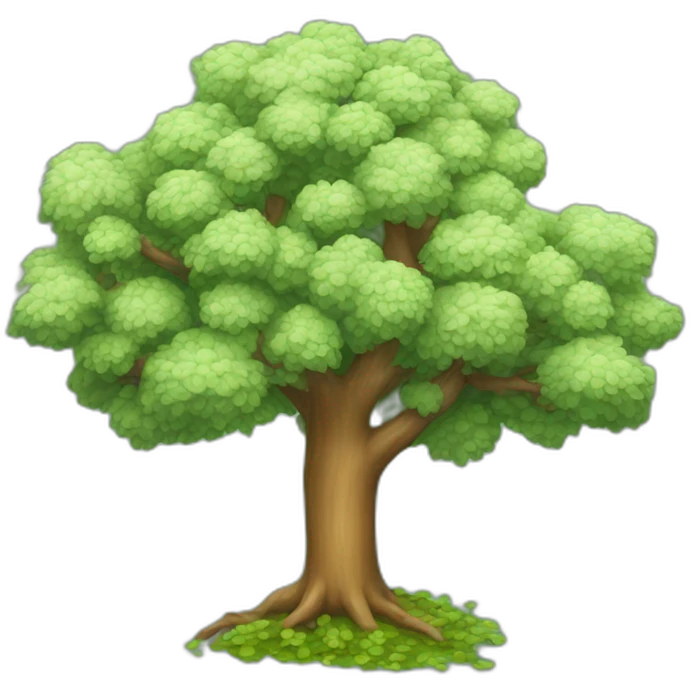 Coeur d'un arbre emoji
