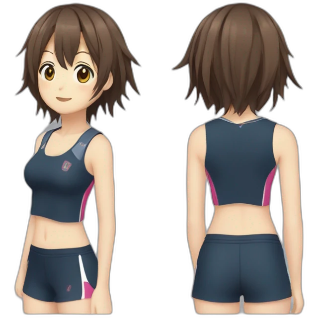 Haruhi Suzumiya In sportswear emoji