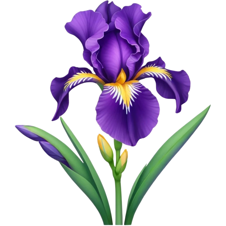 iris flowers emoji