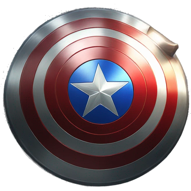 Captain America shield  emoji