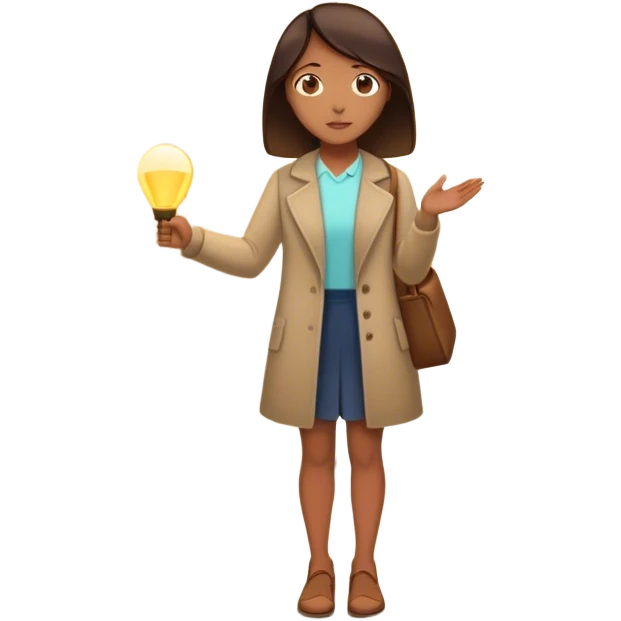 woman standing in front of a long road, looking forward with confidence—behind her, multiple closed doors symbolizing rejection, but one door ahead is glowing, representing the path forward. In her hand, she holds a small bright light, symbolizing her knowing—her guide. emoji