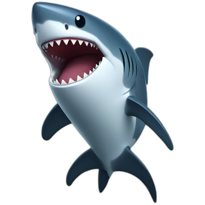 microphone shark emoji