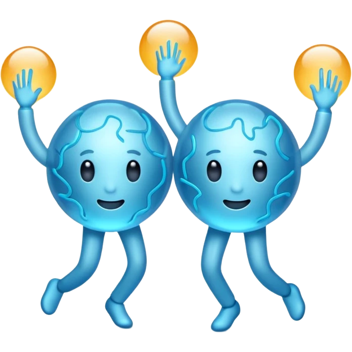 Last two brain cells dancing emoji