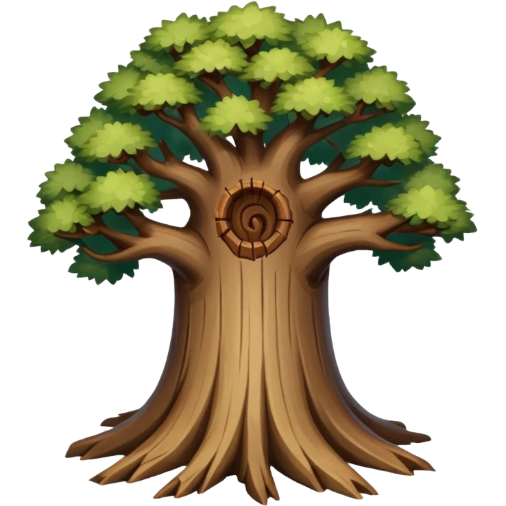 create a dnd style tree log.png using 48x48 pixels size emoji