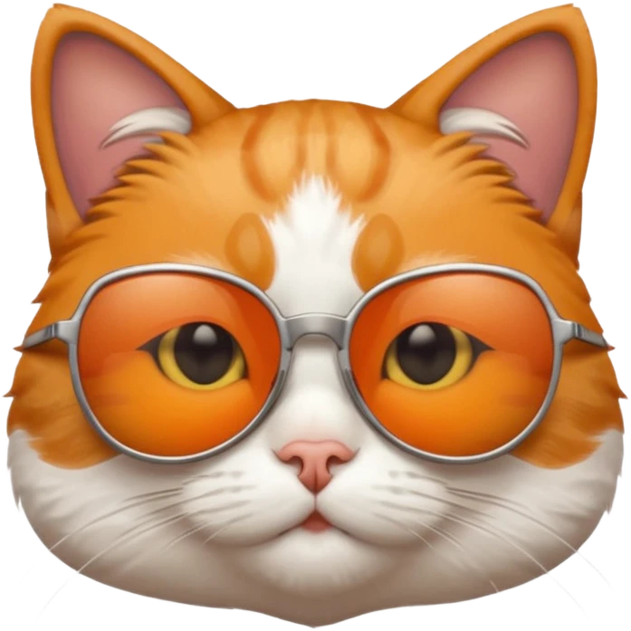 Cat wearing sunglasses emoji