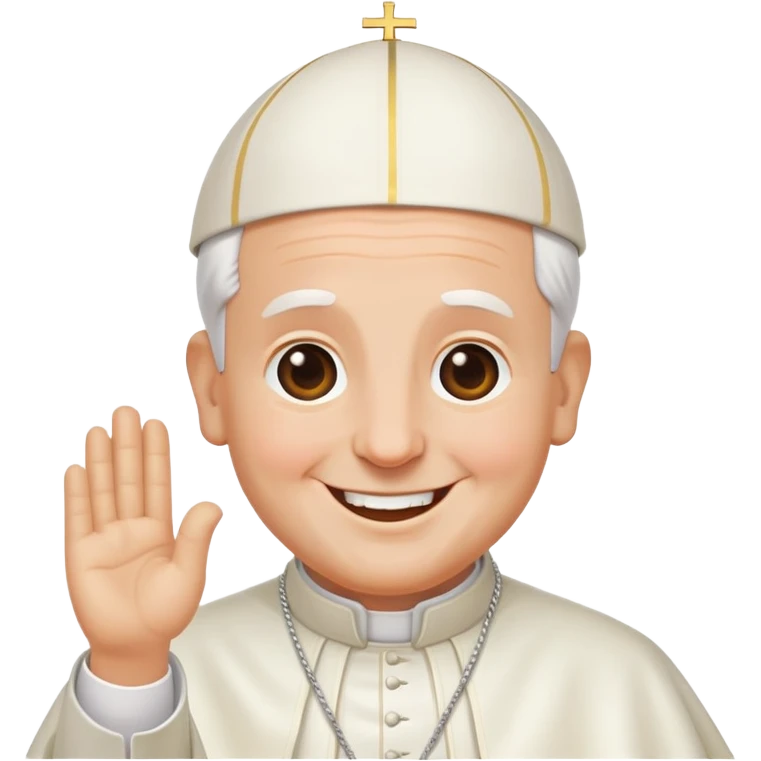 Happy pope emoji