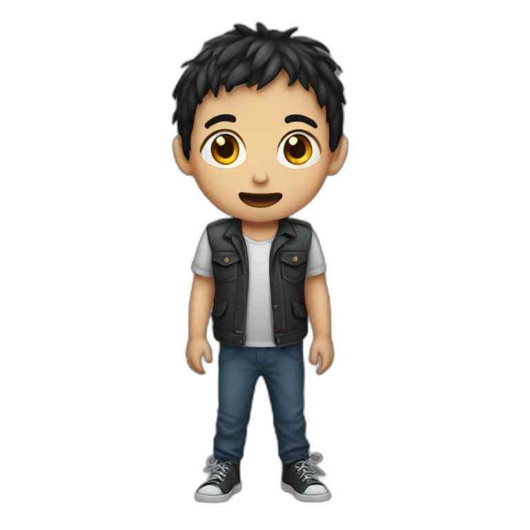 Niño de terror emoji