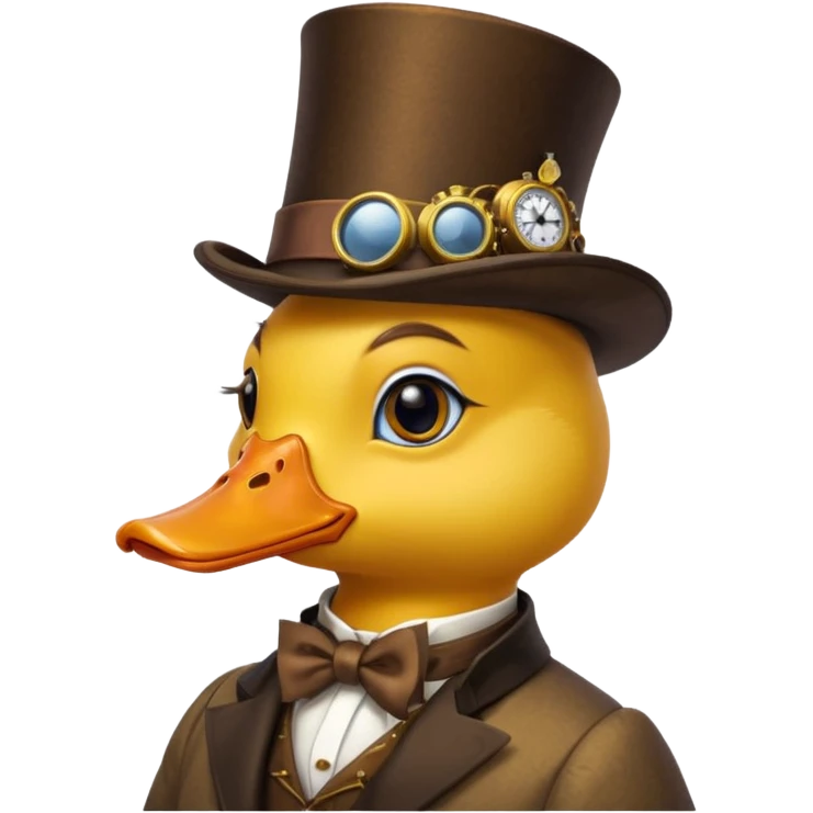 socialite stimpunk  duck emoji
