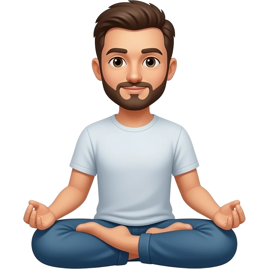 HOMBRE MEDITANDO emoji