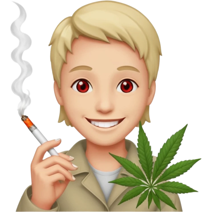 weed high emoji