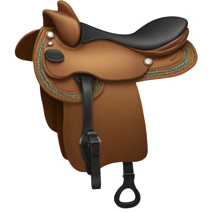 Saddle for horse riding emoji