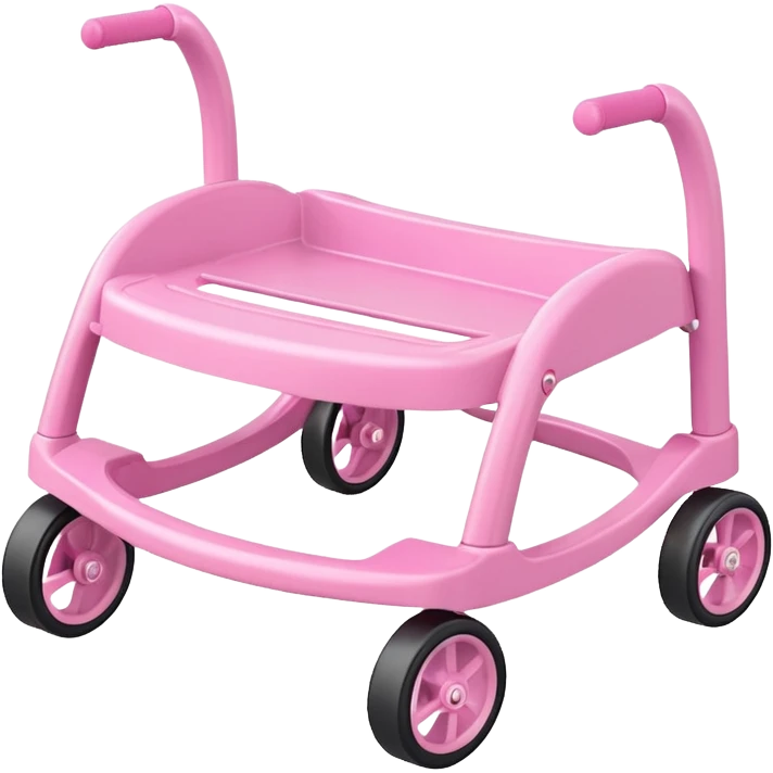 pink baby walker emoji