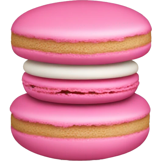 pink macaron emoji