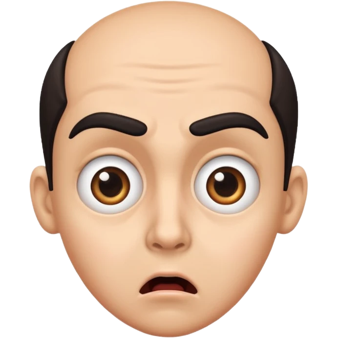 😦 this with mad eyebrows emoji