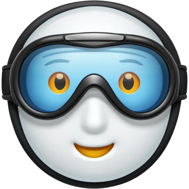 Snow goggles emoji