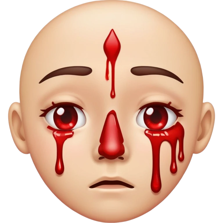 Nose bleeding emoji