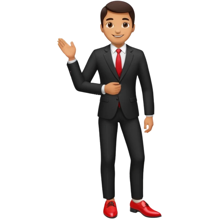  black show red bottoms men emoji